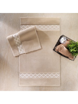 Schafer Home Lora 2 Li Pamuk Banyo Paspası-Bej