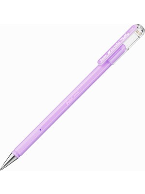 Pentel Hybrid Milky 0.8mm Jel Kalem - Pastel Mor