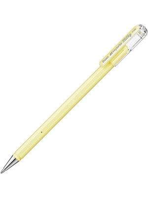 Pentel Hybrid Milky 0.8mm Jel Kalem - Pastel Sarı