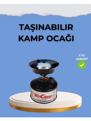 Epilons Mey Ithalat® Kompakt ve Hafif Kamp Ocağı Seti Gaz Tüplü