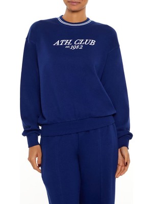 F21 Polar Varsity Sweatshirt