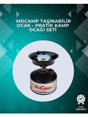 Epilons Mey Ithalat® 220 gr Gaz Tüpüyle 4 Saat Yanabilen Verimli Kamp Ocağı