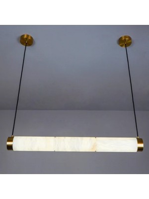 Ronisu Aydınlatma Lunaris Mermer Sarkıt Avize – Modern Tasarım, Yüksek Tavan Için Lüks Avize Ra-Avz- 7358-36-92