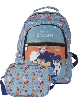 Tom Çanta Outer Space Okul Çantası Çnt 5105/02 Okul Çantası ve Beslenme Seti