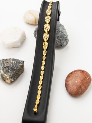 Latif Kuyumcu 22 Ayar Altın 6 Gram Damla Motifli Telkari Işlemeli Bileklik XQBL464