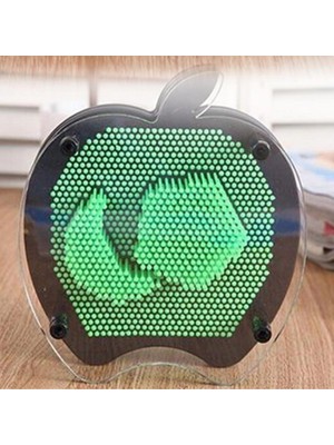 Epilons Mey Ithalat® Elma Şeklinde Pin Art Dekoratif 3D Çivi Sanatı Filografi Tahtası