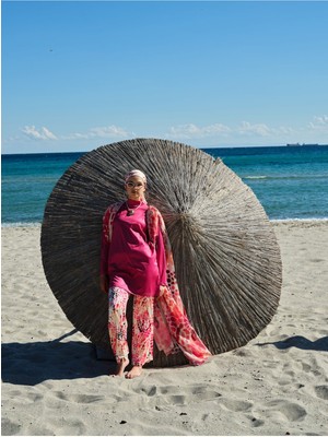 Alfasa Silenya Desenli Tesettür Mayo - ALF26612