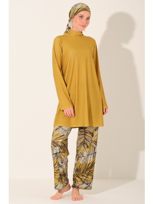 Alfasa Sovina Desenli Tesettür Mayo - ALF26686