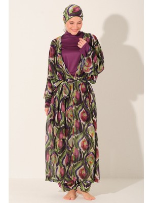 Alfasa Liliora Desenli Tesettür Mayo - ALF26687