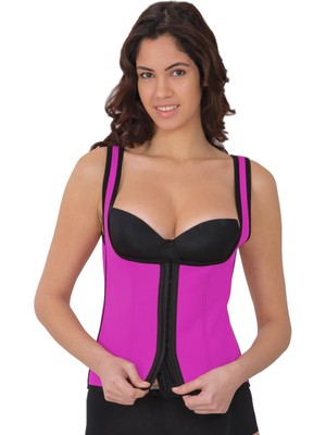 Civetta Mürdümmı 9173 Terletici Agraflı Göğsü Açık Atlet Korse