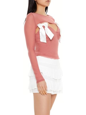 F21 Fiyonk Detaylı Bluz