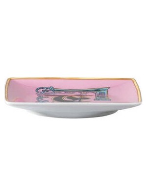 Versace Holiday Alphabet 12 cm Kare Tabak F HARFI 11940-403686-15253