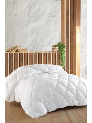 Çeyiz Merkezi Silikon Yorgan Tek Kişilik - Beyaz