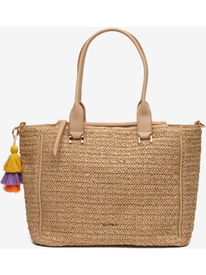 Greyder Kadın Deve Tüyü Omuz Çantası 6Y2CN69699