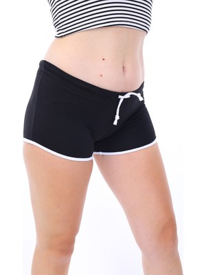 Toontoy Kadın Beli Lastikli Crop Şort