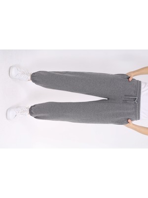 Toontoy Kız Çocuk Baskılı Beli Paçası Lastikli Cepli Basic Jogger Eşofman Altı 2 Iplik