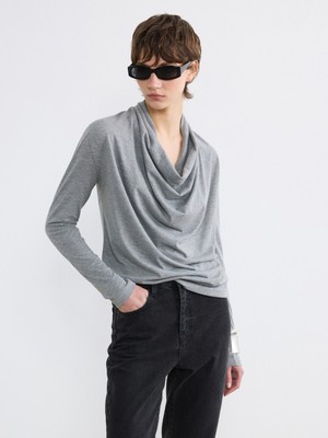 Soulife Dökümlü Yaka Bluz