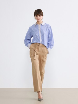 Soulife Beli Kemerli Kadın Pantolon