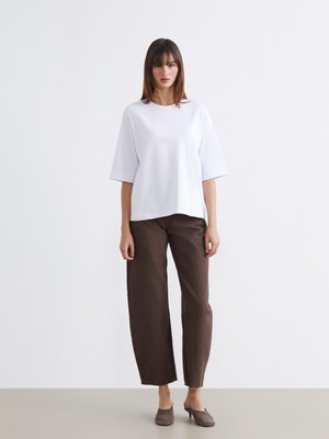 Soulife Bisiklet Yaka Kadın Tişört