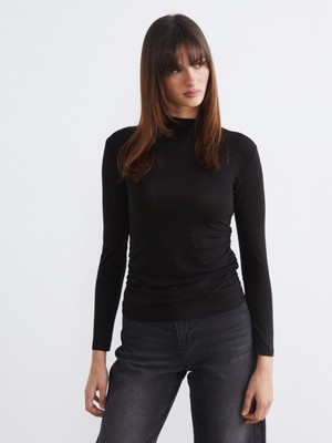 Soulife Dik Yaka Kadın Body