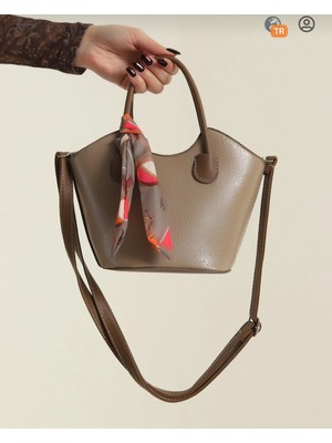 Duru Bags Wallet Fular Detaylı El Çanta