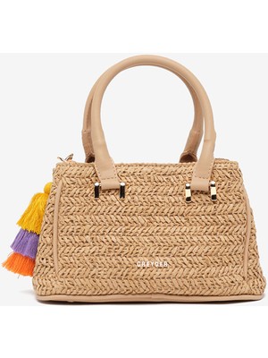 Greyder Kadın Deve Tüyü Çapraz Çanta 6Y2CN69701