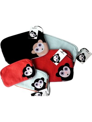 Beynlab Beyn Çanta Mini Nar 'makyaj Çantası -Kalemkutu - Çok Amaçlı Kullanım'