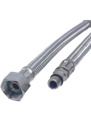 Batarya Bağlantı Hortumu, 10/1 3/8" Uzun, 50 Cm, Flexible Çelik Tel Örgülü