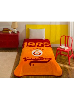 Çeyiz Merkezi Taç Galatasaray Taraftar Battaniyesi Lisanslı - Tek Kişilik