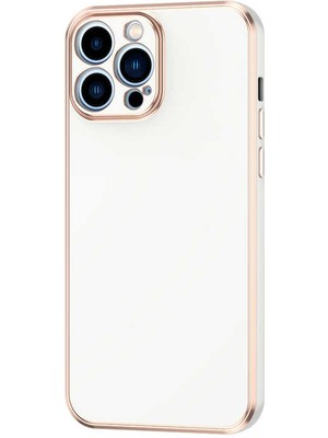 Büşra Ayhan iPhone 13 Pro Kılıf Bsay Bark Kapak-Beyaz