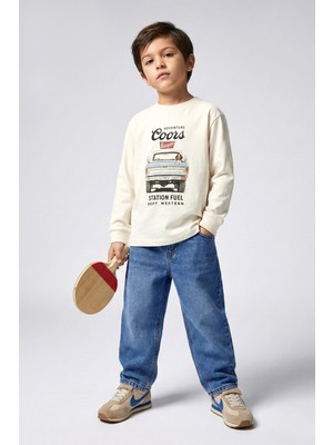Dmb Erkek Çocuk Denim Pantolon 4-9 Yaş Mavi