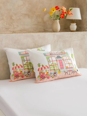 LC Waikiki Karışık Baskılı Yastık Kılıfı 2 Li 50X70 cm  (S6)