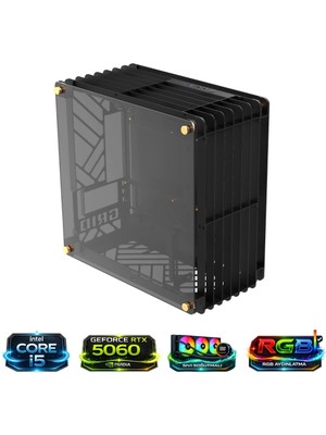 Hyper Rocket Grıd I5 14400F 16GB Ram RTX5060 1tb Nv3 M.2 Oyuncu OEM Paket