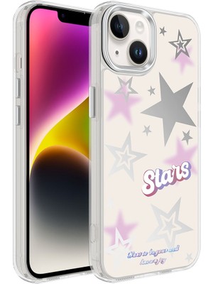 Büşra Ayhan iPhone 13 Uyumlu Airbagli Parlak Tasarımlı Bsay Mimbo Kapak-No4