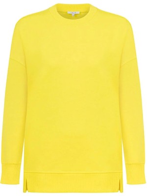 Jaya Pamuklu Sweatshirt / Neon Sarı