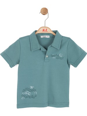 Nk Erkek Bebek Climber Polo Yaka Tshirt 1-4 Yaş Yeşil