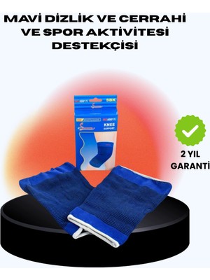Epilons Mey Ithalat® Anti-Slip Diz Bandajı Sporcu Desteklikli Koruyucu Model