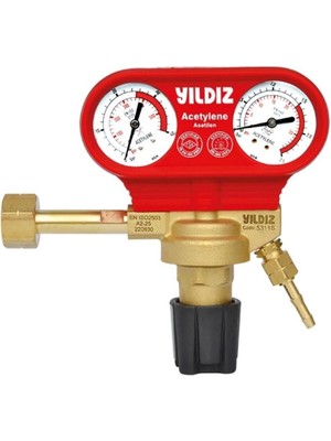 Epilons Mey Ithalat® Yıldız 5311S Asetilen Basınç Düşürücü