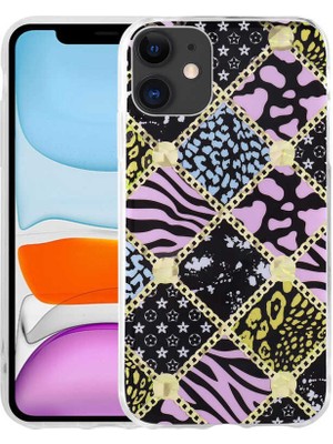 Büşra Ayhan iPhone 11 Uyumlu Desenli Sert Bsay Elnov Kapak-No6