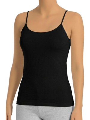 Öts Kadın Atlet Ribana Ip Askılı (%100 Pamuk)