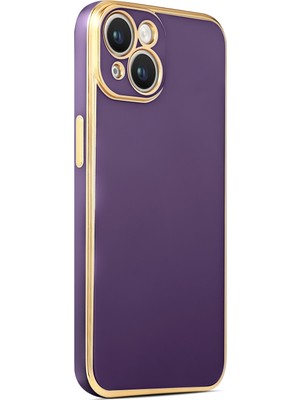Büşra Ayhan iPhone 14 Uyumlu Bsay Bark Kapak-Derin Mor