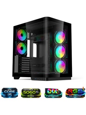 Hyper Rocket V335R İ5-14400F 32GB Ram RTX5060Tİ 1tb Nv3 M.2 Oyuncu OEM Paket