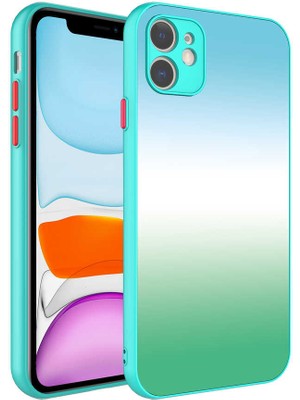 Büşra Ayhan iPhone 11 Kılıf Kamera Korumalı Renkli Temperli Bsay X-Cam KAPAK-NO13