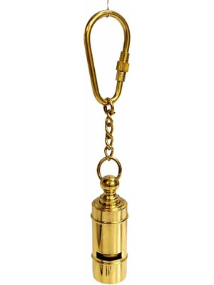 Eco Port Pirinç Düdük Anahtarlık 15134A