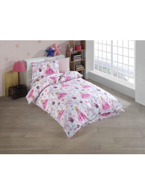 Çeyiz Merkezi Prenses Desenli Nevresim Takımı Pamuklu - Tek Kişilik