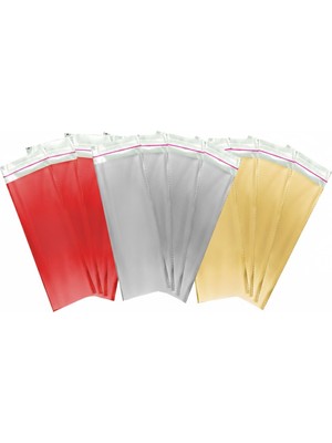 Muka Hediye Paketi Metalize Poşet 9X35 Pakette 100 Adet