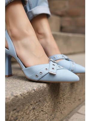 Marina Rosse Kadın Shoevana Kot Klasik Topuklu Ayakkabı