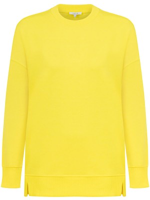 Jaya Pamuklu Sweatshirt / Neon Sarı