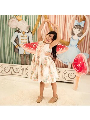 ministok Bella Cut Out Detaylı Kız Çocuk Elbisesi