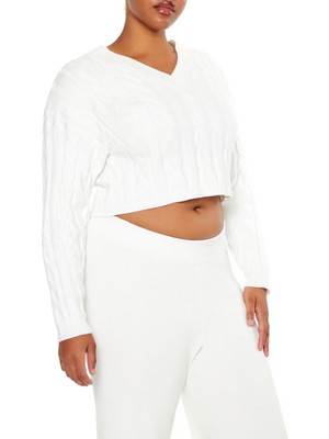 F21 Plus Size Crop Kazak